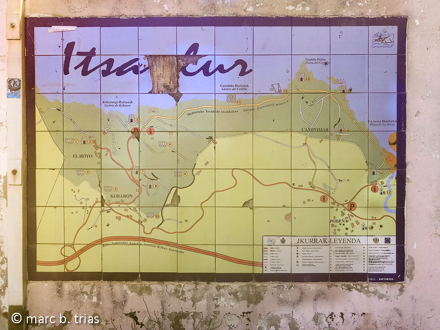 Mapa al principi de la ruta