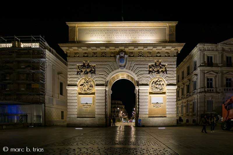 Arc de Triomf de nit